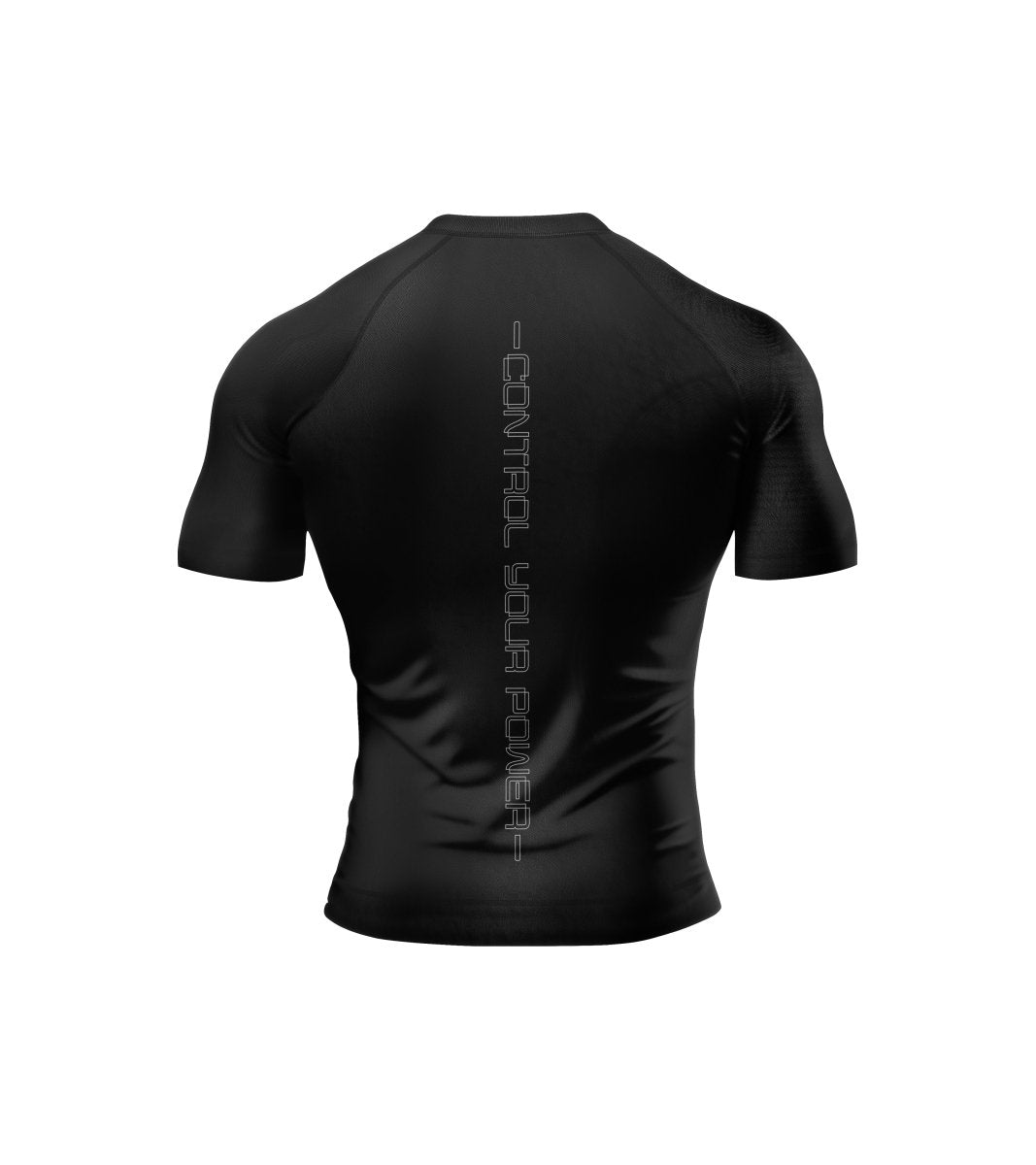 Black Domin Force Tee - Slim Fit