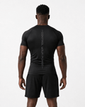Black Domin Force Tee - Slim Fit