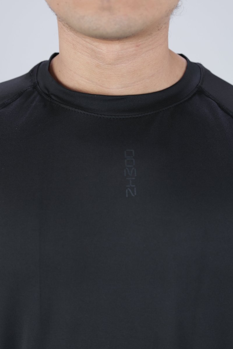 Black Domin Force Tee - Slim Fit