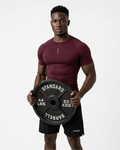 Burgundy Domin Force Tee - Slim Fit