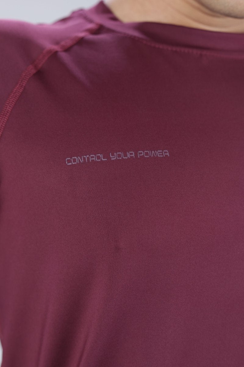 Red Domin Shadow Tee - Slim Fit
