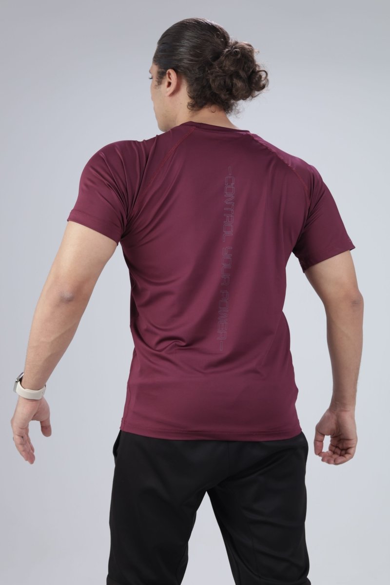 Red Domin Force Tee - Slim Fit