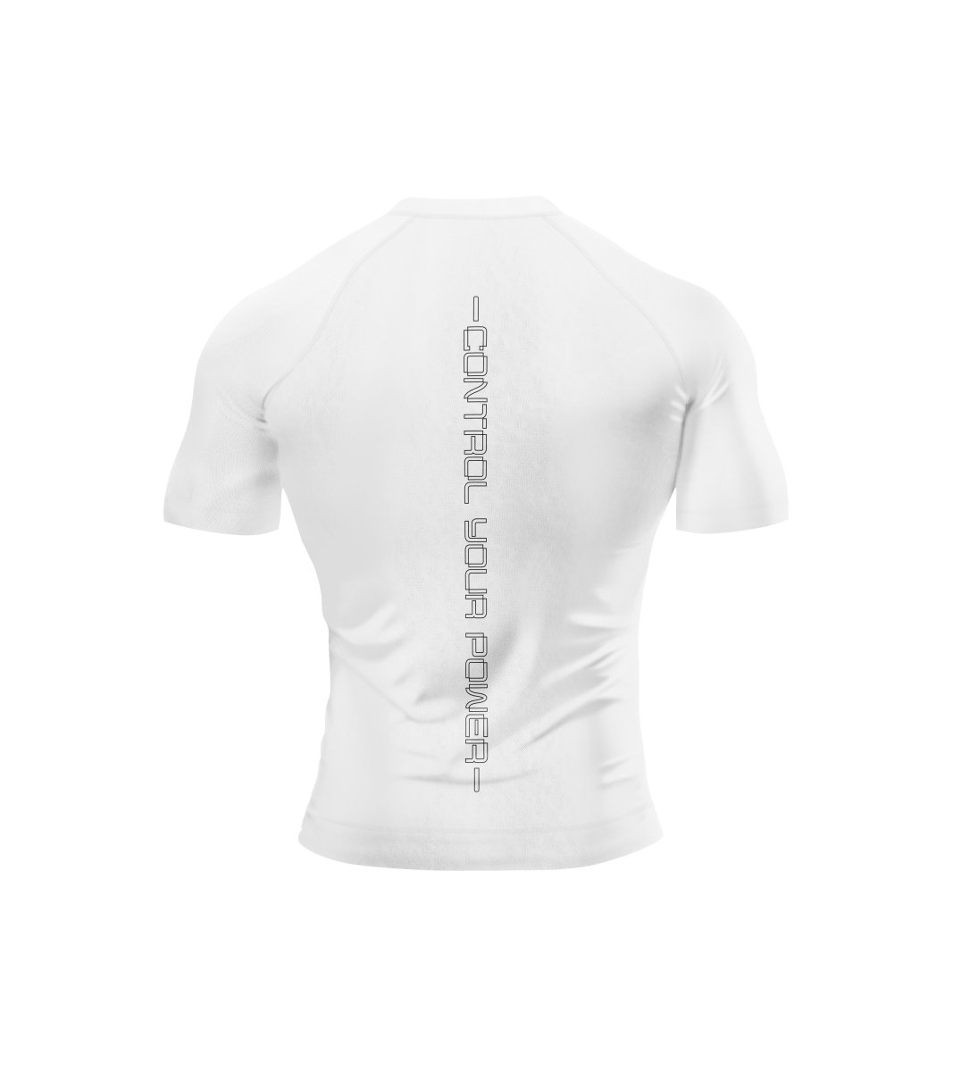 White Domin Force Tee - Slim Fit